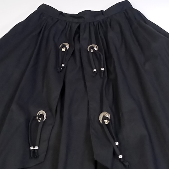 Western Collection Circle Skirt With Conchos Fringe on Outer Skirt Waist 26 in - Picture 11 of 16